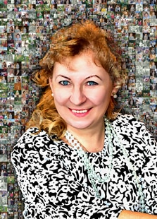 Фотомозаика, художник Анна Фотомозаика женщины