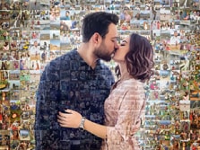 Фотомозаика, дизайнер Ирина Фотомозаика для влюбленной пары