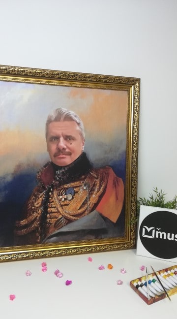 Портрет в образе на холсте