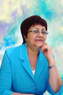 Женский портрет под масляную живопись, художник Александра Портрет женщины в голубом пиджаке под живопись маслом