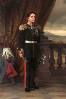 Портрет мужчины В образе генерала 18-19 века, Подарок парю, художник Валерия З