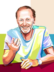 Wpap, художник Александра Портрет Михаила Задорнова в стиле Wpap, художник Александра