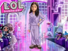 Детский портрет в образе куклы LOL. Художник Анна