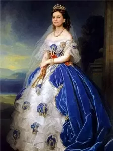 Портрет женщины в образе королевы на основе фотомонтажа в известную картину