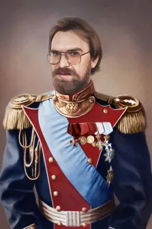 В образе, художник Антонина, мужской портрет в образе последнего императора Всероссийского Николая II