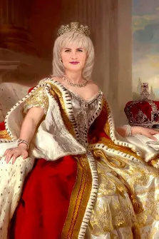 Женский портрет В образе королевы Виктории, художник Валерия 