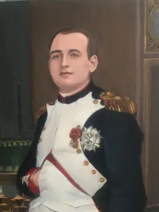 Портрет мужчины В образе Наполеона I Бонапарта, художник Антонина