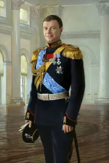 Портрет мужчины  В образе императора Николая II, художник Анастасия 