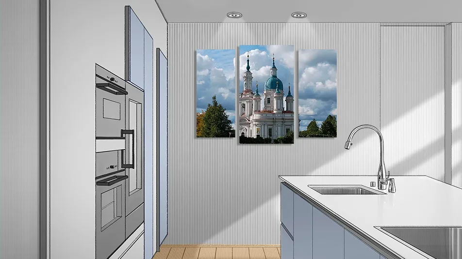 Модульная картина с изображением Кингисеппа