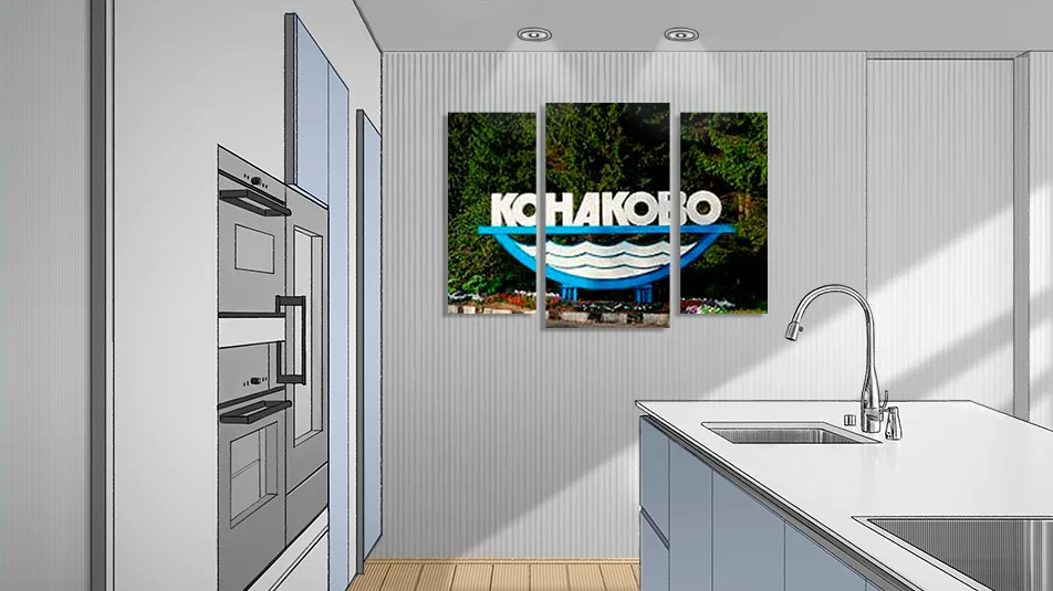 Модульная картина с изображением Конаково