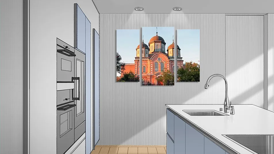 Модульная картина с изображением Новоалександровска