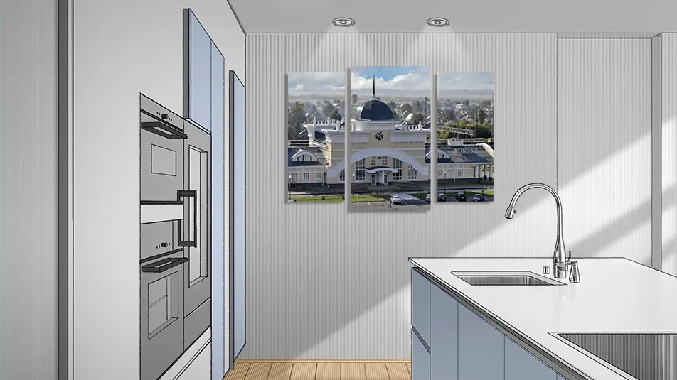 Модульная картина с изображением Новоалтайска