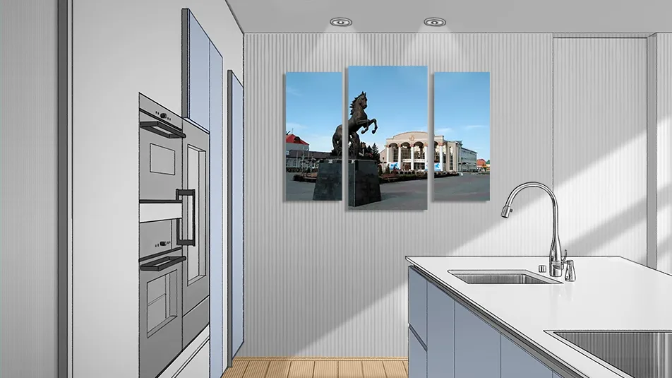 Модульная картина с изображением Нурлата