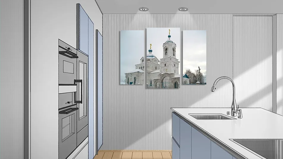 Модульная картина с изображением Осиново