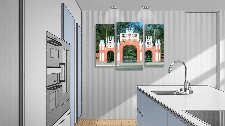 Модульная картина с изображением Острогожска