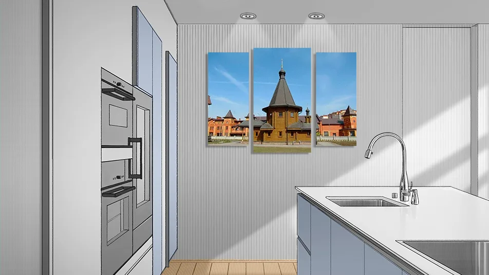 Модульная картина с изображением Островцов