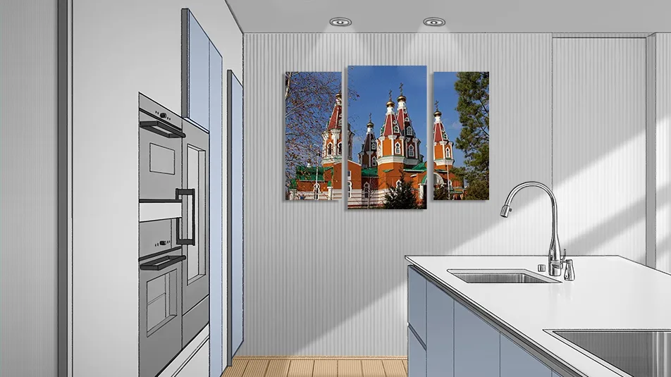 Модульная картина с изображением Отрадного