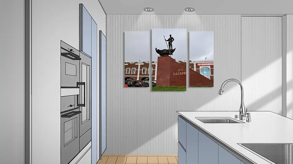 Модульная картина с изображением Павлово