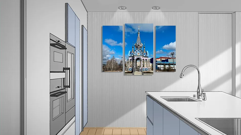 Модульная картина с изображением Полевского