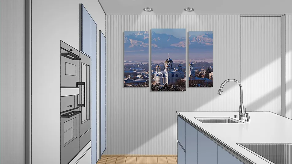 Модульная картина с изображением Прохладного