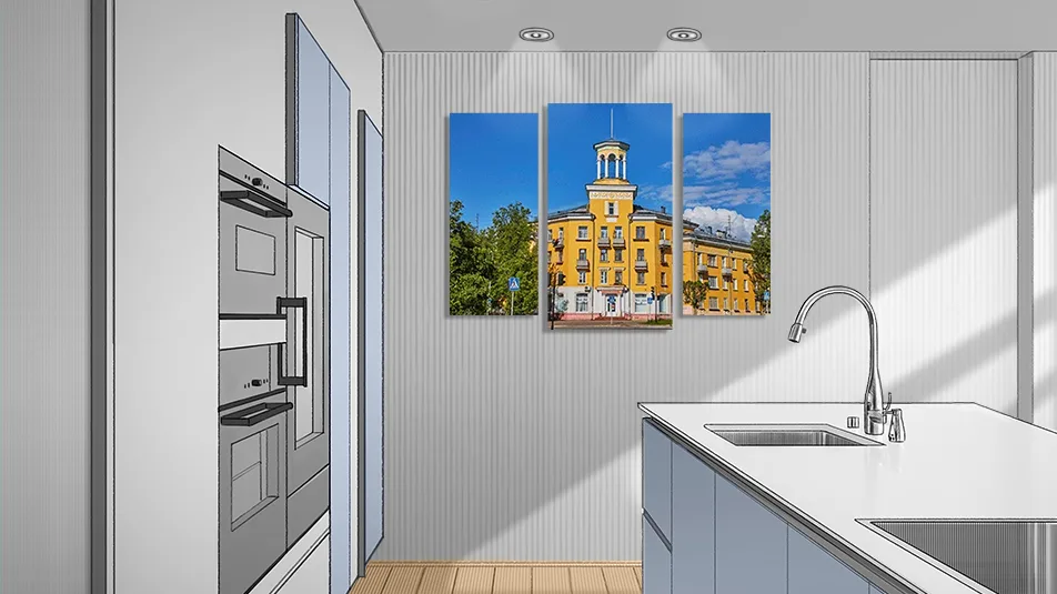 Модульная картина с изображением Сарова