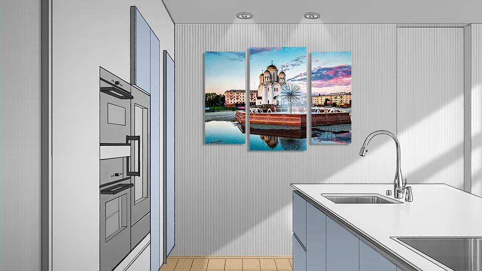 Модульная картина с изображением Серова