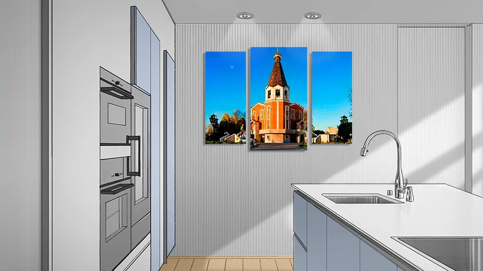 Модульная картина с изображением Северска