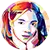 WPAP WPAP портрет девочки