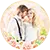 Свадебный Flower Art на цветочном фоне
