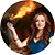 Портрет девушки с драконом из Игры престолов в стиле Fantasy Art