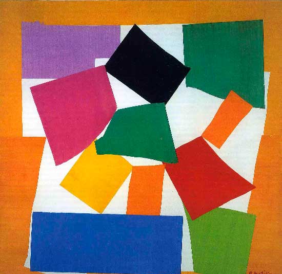 Анри Матисс. Коллаж "Улитка".1953 Анри Матисс. Коллаж "Улитка".1953