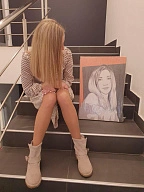 Поп-арт портрет — работа для Екатерина Паньшина